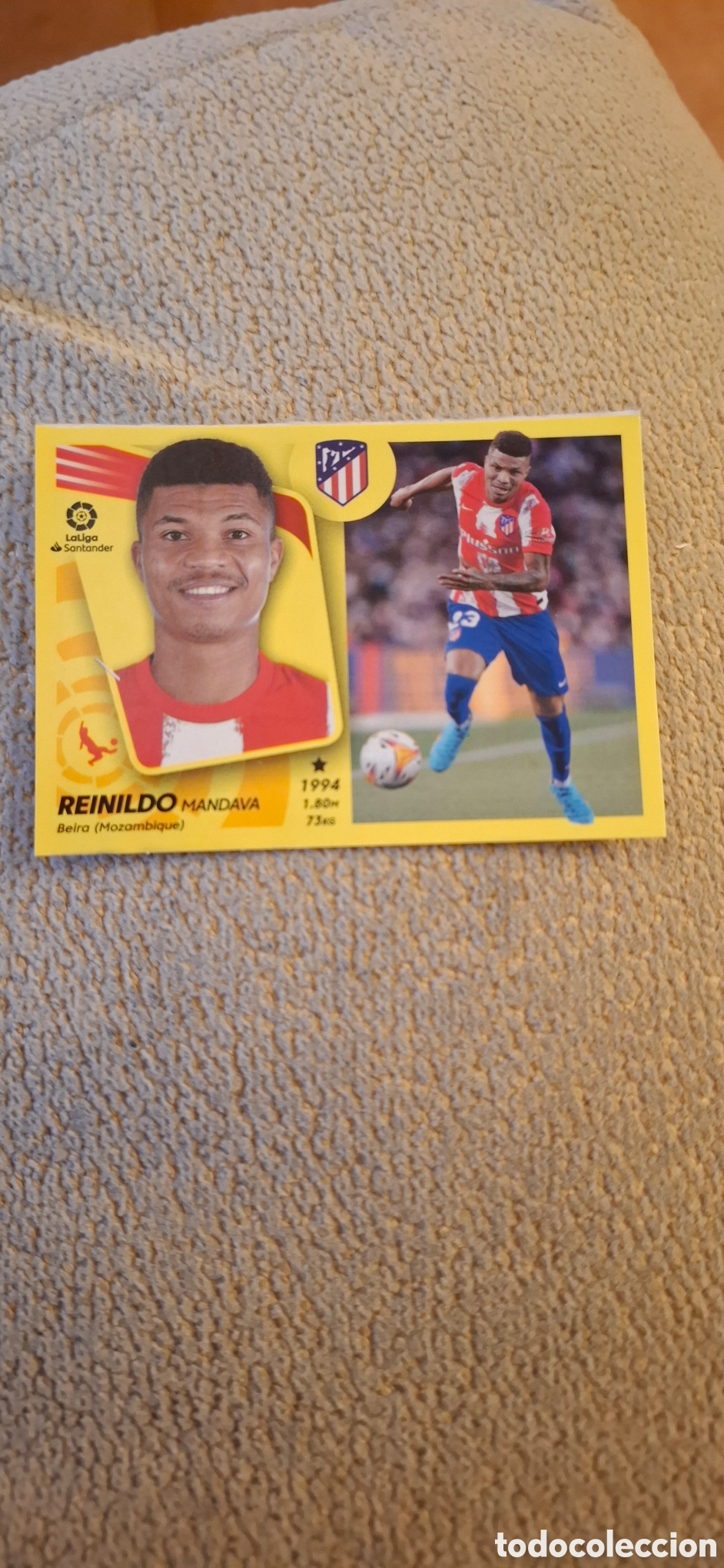 Figurine di Calcio: 5 REINILDO ATLETICO MADRID MERCADO DE INVIERNO ACTUALIZACION ⚽ PANINI LIGA ESTE 21 22 2021 2022 ⚽