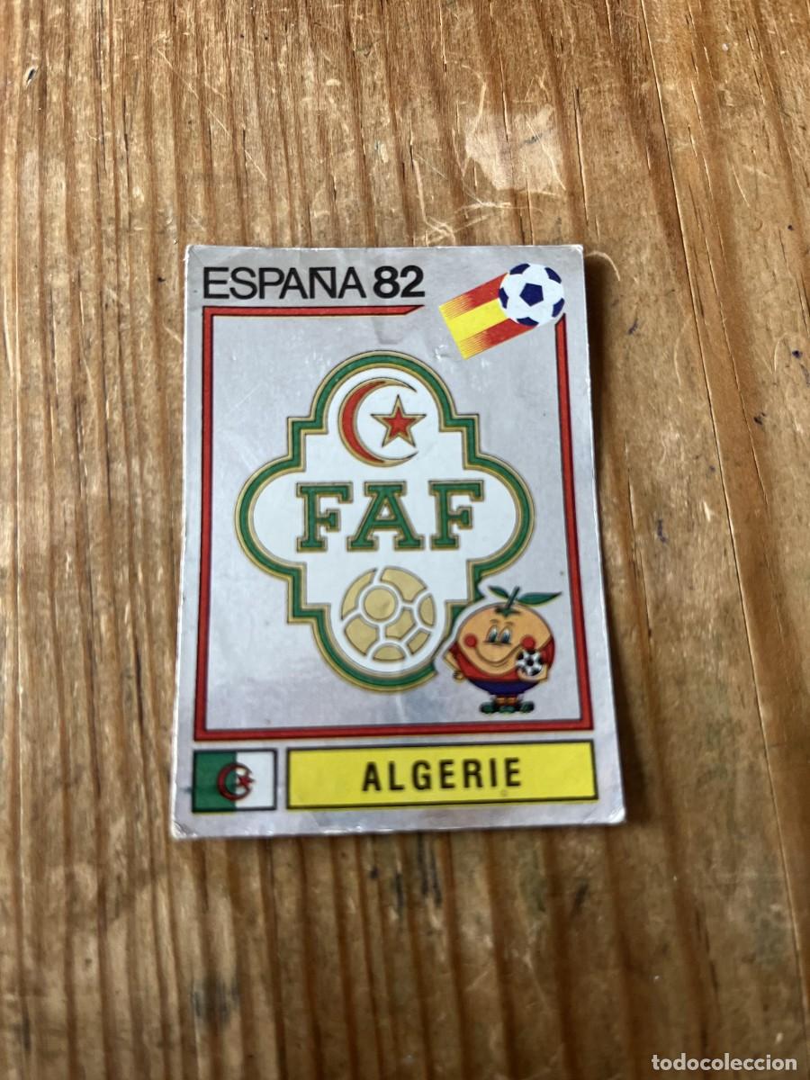 Cromos de F&uacute;tbol: CROMO SIN PEGAR NUNCA PEGADO MUNDIAL WORLD CUP PANINI ESPA&Ntilde;A 82 1982 ARGELIA # 100 ESCUDO