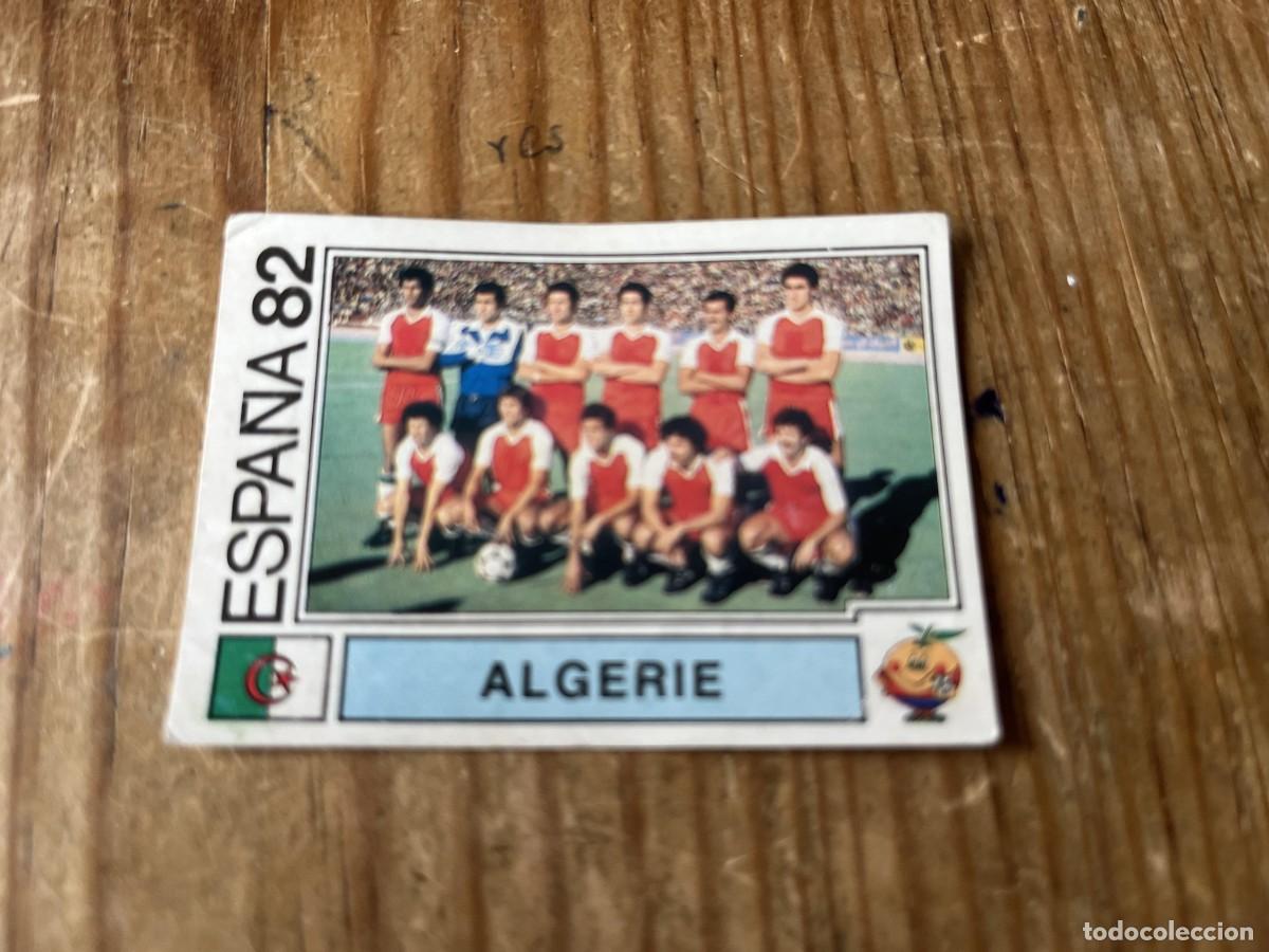 Cromos de F&uacute;tbol: CROMO SIN PEGAR NUNCA PEGADO MUNDIAL WORLD CUP PANINI ESPA&Ntilde;A 82 1982 ARGELIA # 101 ALINEACION