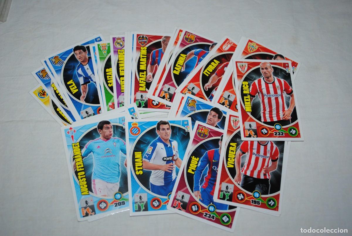Fu&szlig;ball-Sticker: CROMOS DE FUTBOL ADRENALYN , LOTE DE 34 .