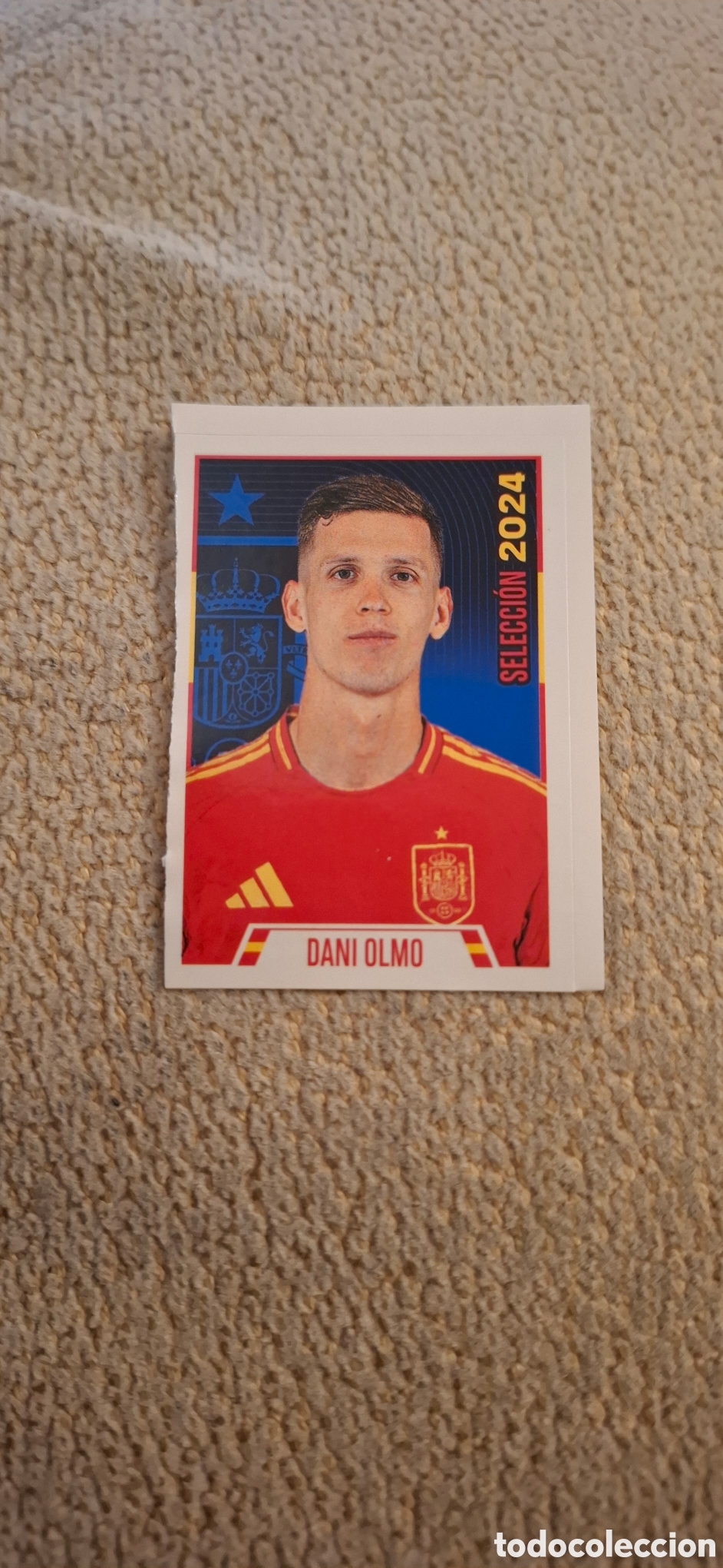 Cromos de f&uacute;tbol: SELECCION ESPA&Ntilde;OLA 2024 POSTER EUROCOPA EURO ALBUM PANINI LIGA N ESPA&Ntilde;A DANI OLMO