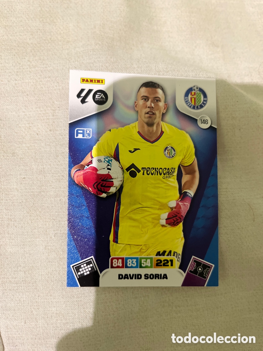 Cartes &agrave; collectionner de Football: DAVID SORIA GETAFE NUMERO 146 ADRENALYN 2025 2026
