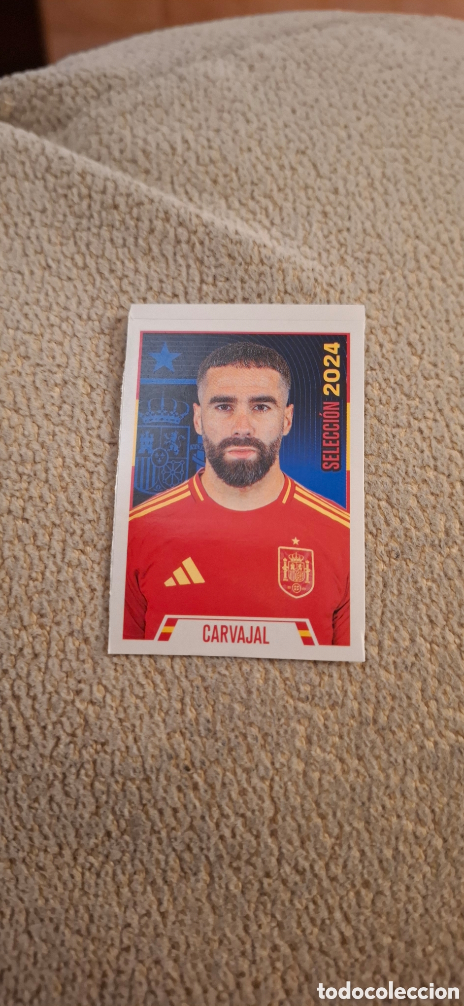 Cromos de f&uacute;tbol: CARVAJAL - ESPA&Ntilde;A - P&Oacute;STER JUG&Oacute;N SELECCI&Oacute;N 2024 EUROCOPA / EURO (NUEVO)