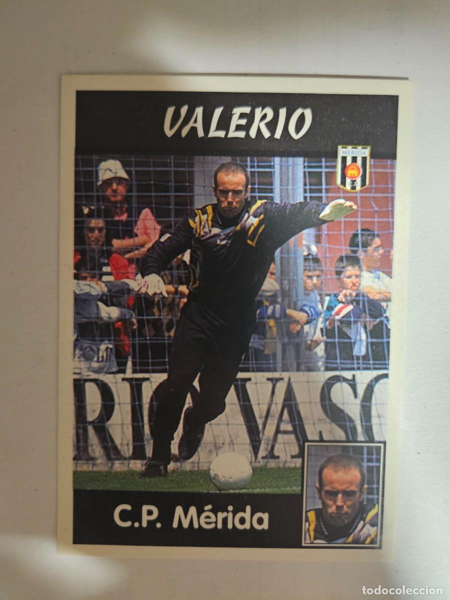 Cartes &agrave; collectionner de Football: CROMO DE FUTBOL VALERIO DEL C.D. MERIDA SIN PEGAR N&ordm; 288 LIGA PANINI 1997-1998/97-98