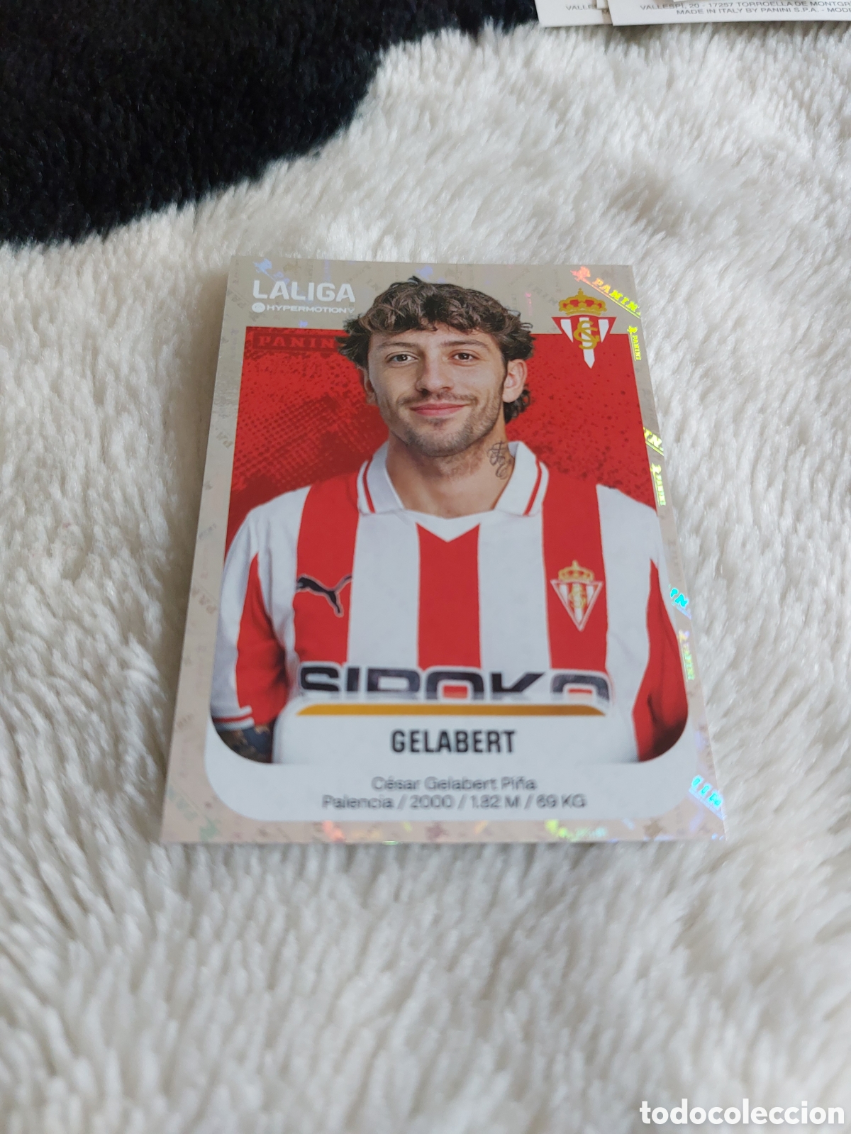Cromos de F&uacute;tbol: 376 GELABERT SPORTING GIJ&Oacute;N SEGUNDA 2&ordf; DIVISI&Oacute;N LIGA HYPERMOTION 2025 2026 25 26