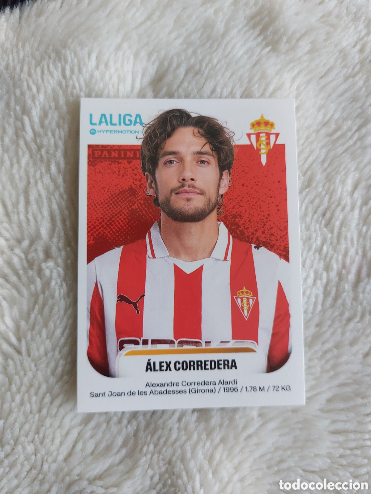 Cromos de F&uacute;tbol: 375 &Aacute;LEX CORREDERA SPORTING GIJ&Oacute;N SEGUNDA 2&ordf; DIVISI&Oacute;N LIGA HYPERMOTION 2025 2026 25 26