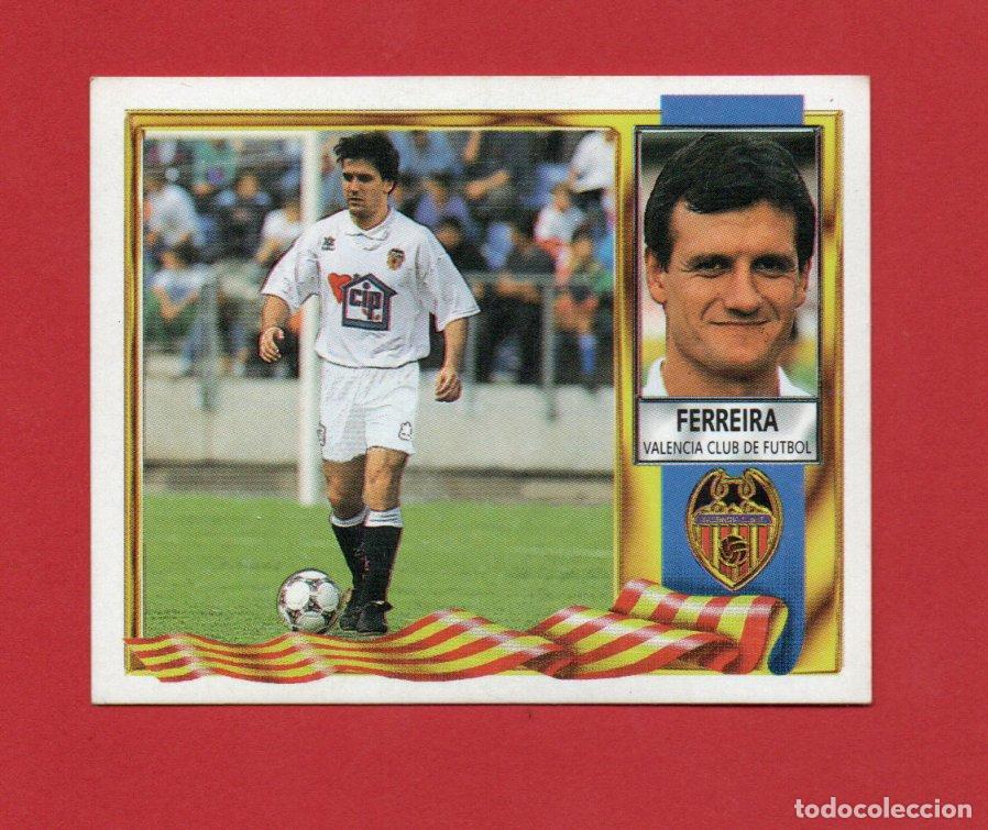 Cromos de F&uacute;tbol: ESTE 95 96 FERREIRA FICHAJE N&ordm; 32 DEL VALENCIA CF MUY DIFICIL NUEVO SIN PEGAR ESTE 1995 1996