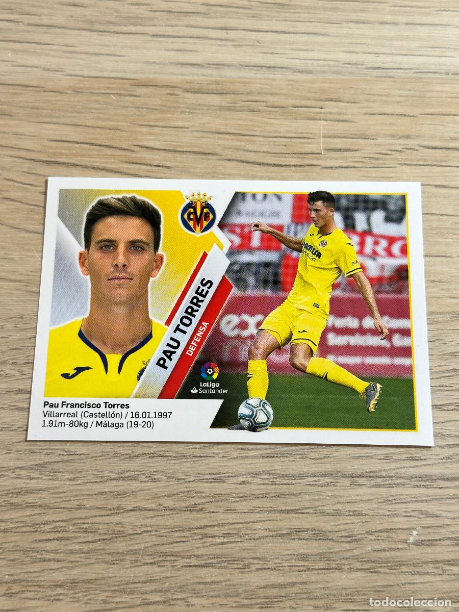 Fu&szlig;ball-Sticker: PAU TORRES n&ordm; 5 BIS COLOCA VILLARREAL LIGA ESTE 2019 2020 SIN PEGAR NUEVO 19 20