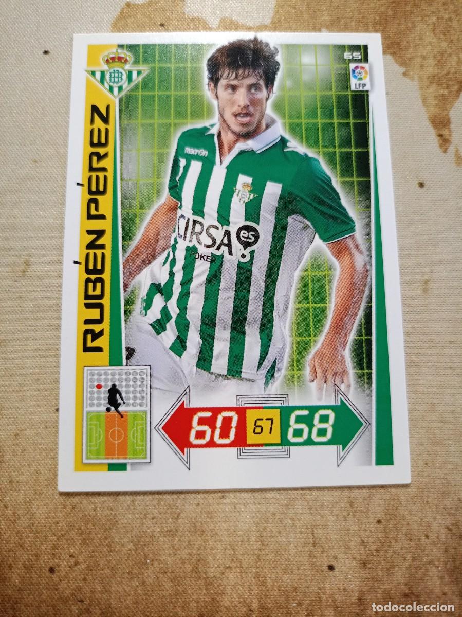 Cartes &agrave; collectionner de Football: Betis 65 RUB&Eacute;N P&Eacute;REZ Adrenalyn 2012-13
