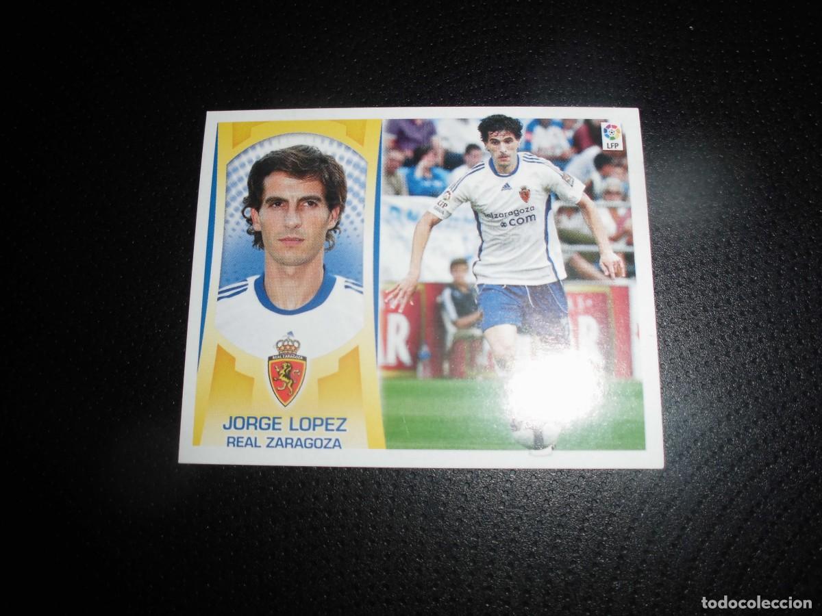 Cromos de F&uacute;tbol: CROMO DE FUTBOL: JORGE LOPEZ - N&ordm; 11 - REAL ZARAGOZA - EDICIONES ESTE. LIGA 2009 - 2010. 09/10.