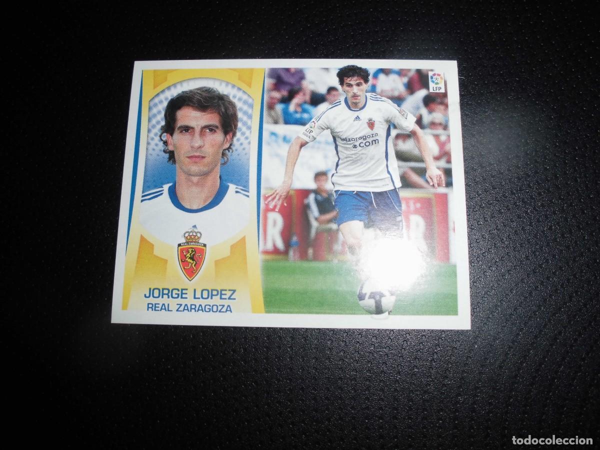 Cromos de F&uacute;tbol: CROMO DE FUTBOL: JORGE LOPEZ - N&ordm; 11 - REAL ZARAGOZA - EDICIONES ESTE. LIGA 2009 - 2010. 09/10.