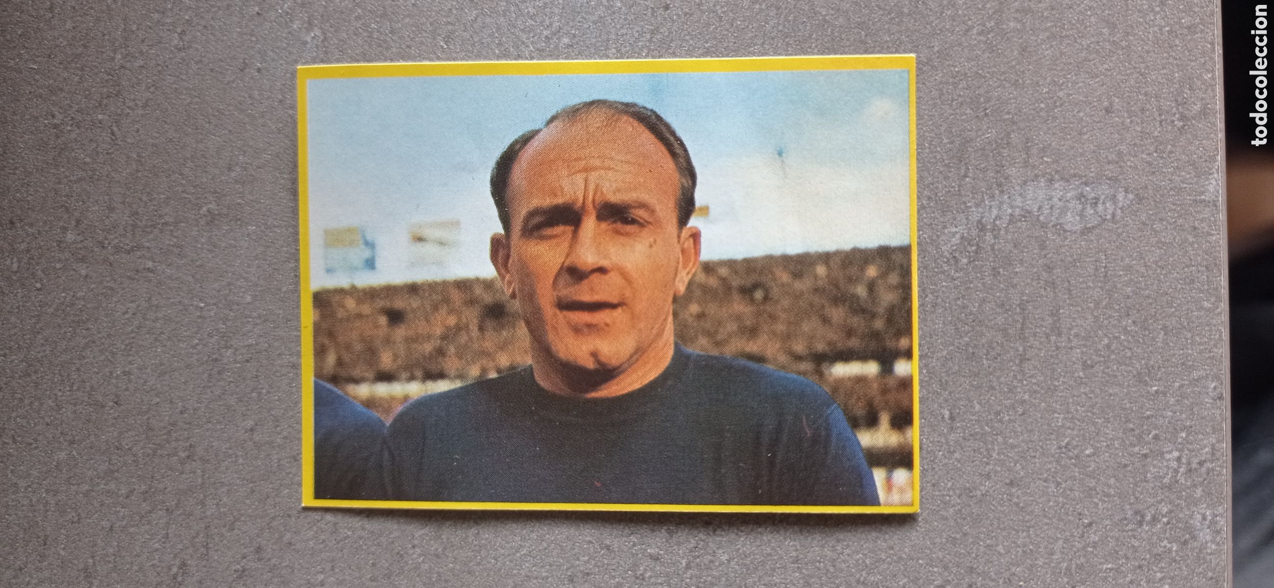 Cromos de F&uacute;tbol: J REAL MADRID 63 ALFREDO DI STEFANO F&Uacute;TBOL EN ACCI&Oacute;N - DANONE WORLD CUP MUNDIAL ESPA&Ntilde;A 82 SIN PEGAR