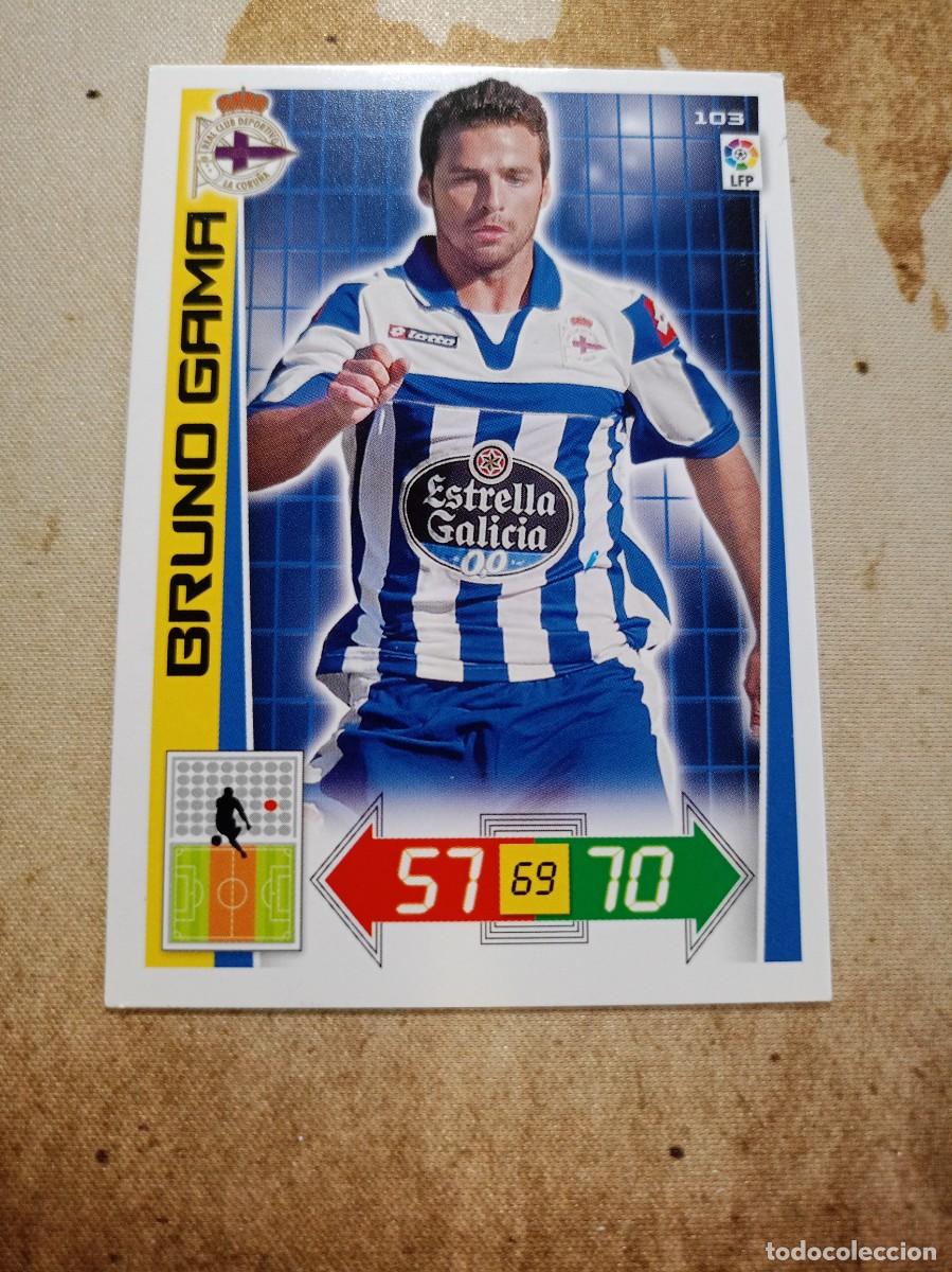 Fu&szlig;ball-Sticker: Deportivo 103 BRUNO GAMA Adrenalyn 2012-13