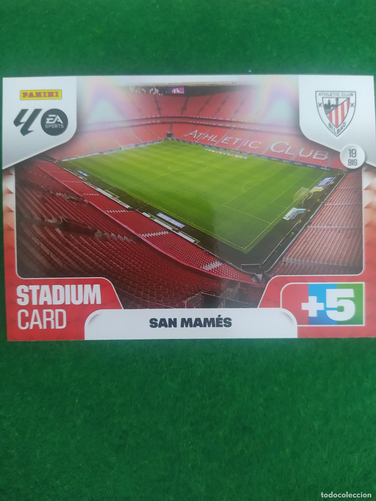 Fu&szlig;ball-Sticker: adrenalyn xl 2025 2026 codigo sin activar athletic club n&ordm; 19bis estadio san mames