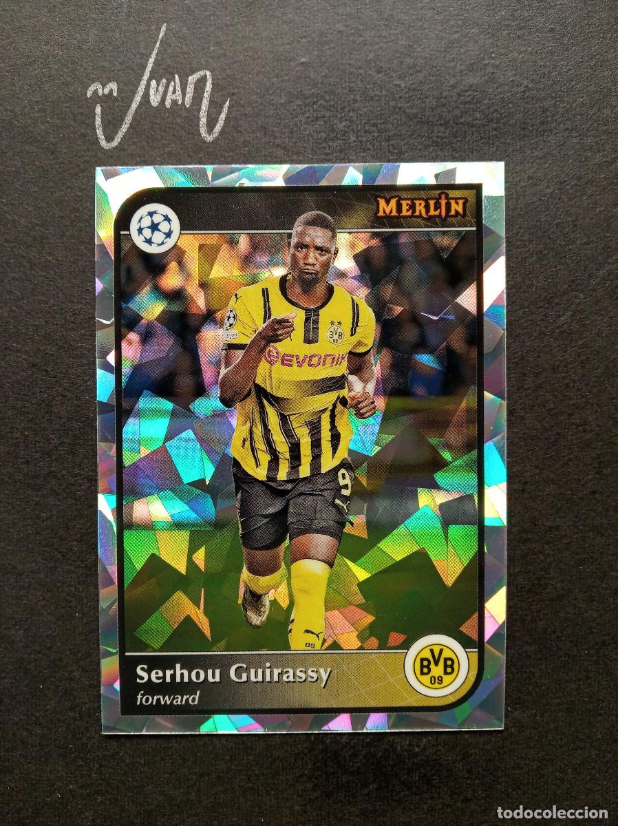 Fu&szlig;ball-Sticker: N&ordm; 183 PARALELA ATOMIC GUIRASSY BORUSSIA DORTMUND ⚽ TOPPS &reg; CHROME MERLIN UEFA 2024 2025 24 25 NUEVO