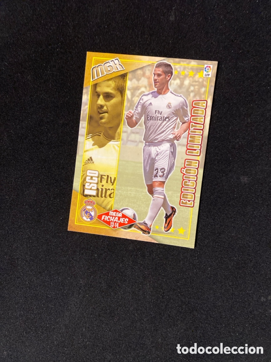 Cromos de F&uacute;tbol: ISCO 506 MEGA FICHAJES (REAL MADRID) PANINI MEGACRACKS 2013-2014 13 14 CROMO CARTA M-3