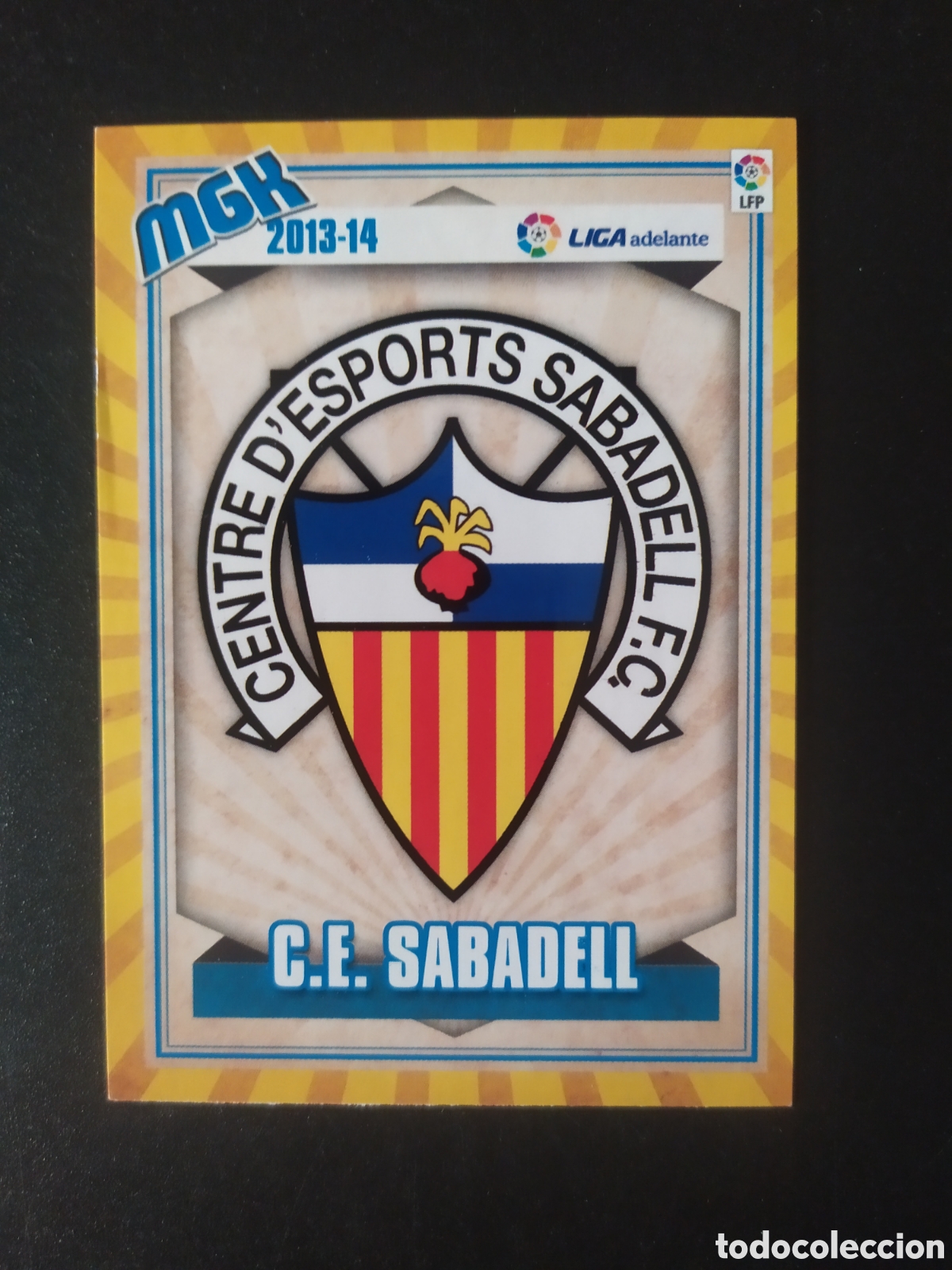 Cromos de F&uacute;tbol: Megacracks 2013 2014 13 14 panini escudo n&deg; 430 Sabadell