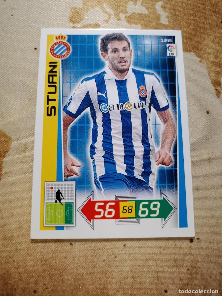 Fu&szlig;ball-Sticker: Espanyol 126 STUANI Adrenalyn 2012-13