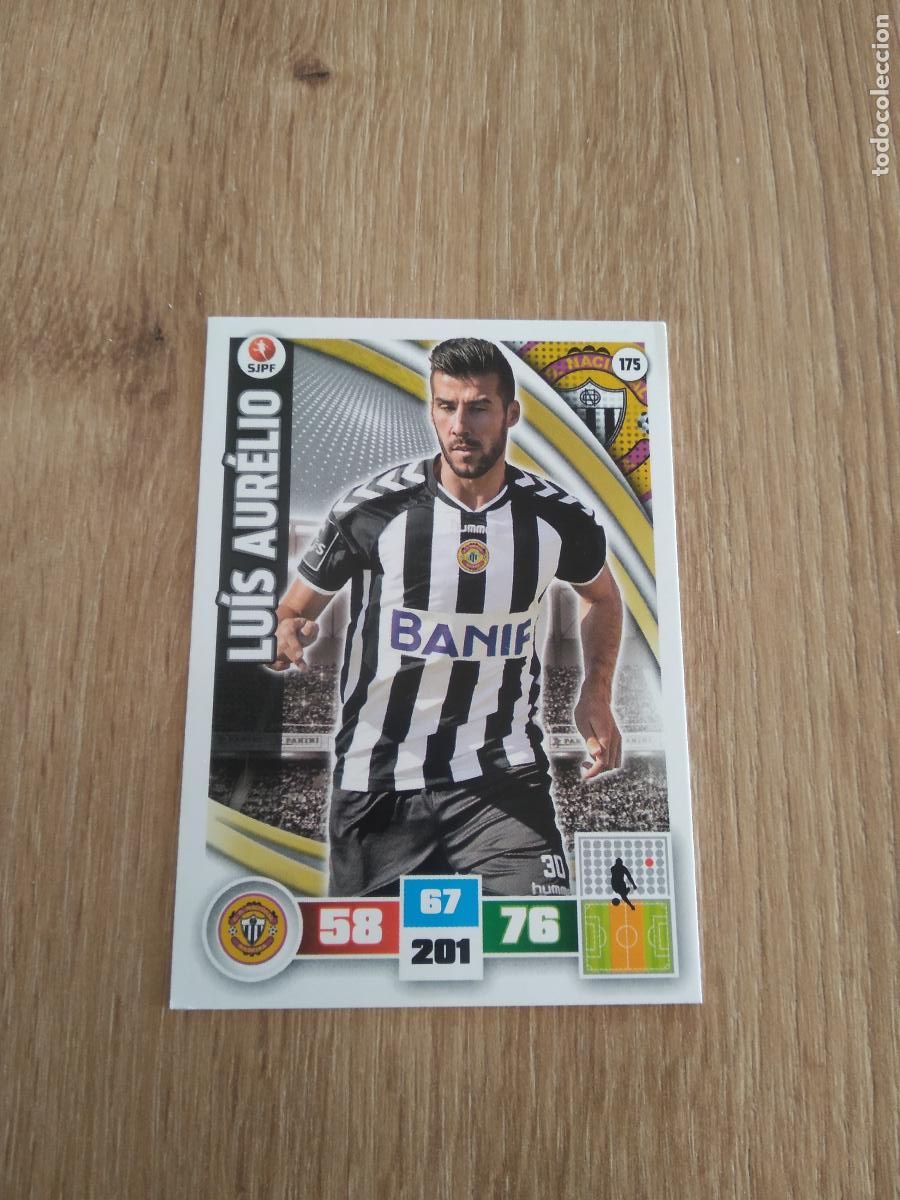 Figurine di Calcio: 175 LUIS AURELIO NACIONAL CROMO FUTBOL PANINI LIGA NOS 2015-2016 ADRENALYN LIGA PORTUGAL 15-16