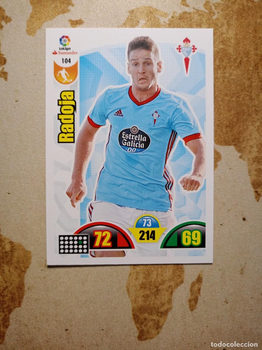Figurine di Calcio: Celta 104 RADOJA Adrenalyn 2017-18