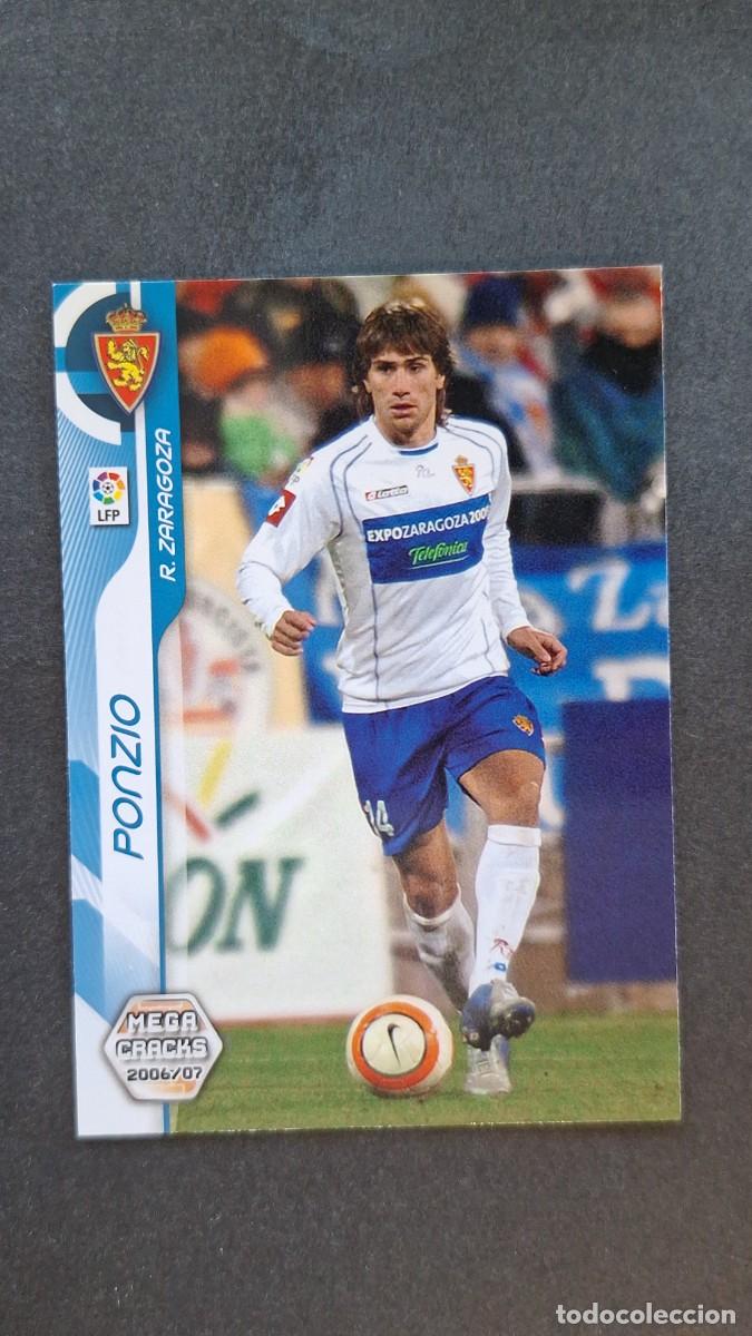 Cromos de F&uacute;tbol: L1 PONZIO REAL ZARAGOZA MEGACRACKS 2006 2007 06 07 PANINI