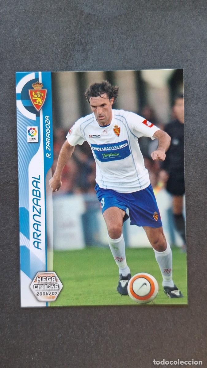 Cromos de F&uacute;tbol: L1 ARANZABAL REAL ZARAGOZA MEGACRACKS 2006 2007 06 07 PANINI