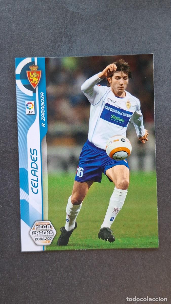 Cromos de F&uacute;tbol: L1 CELADES REAL ZARAGOZA MEGACRACKS 2006 2007 06 07 PANINI