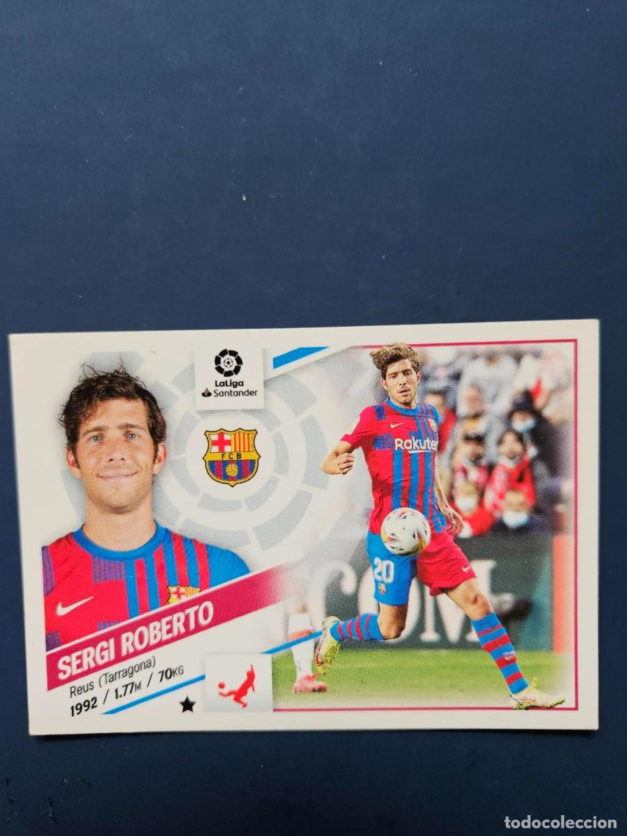 Cromos de f&uacute;tbol: N&ordm; 6 SERGI ROBERTO BARCELONA LIGA ESTE 22 23 2022 2023 SIN PEGAR NUNCA PEGADO