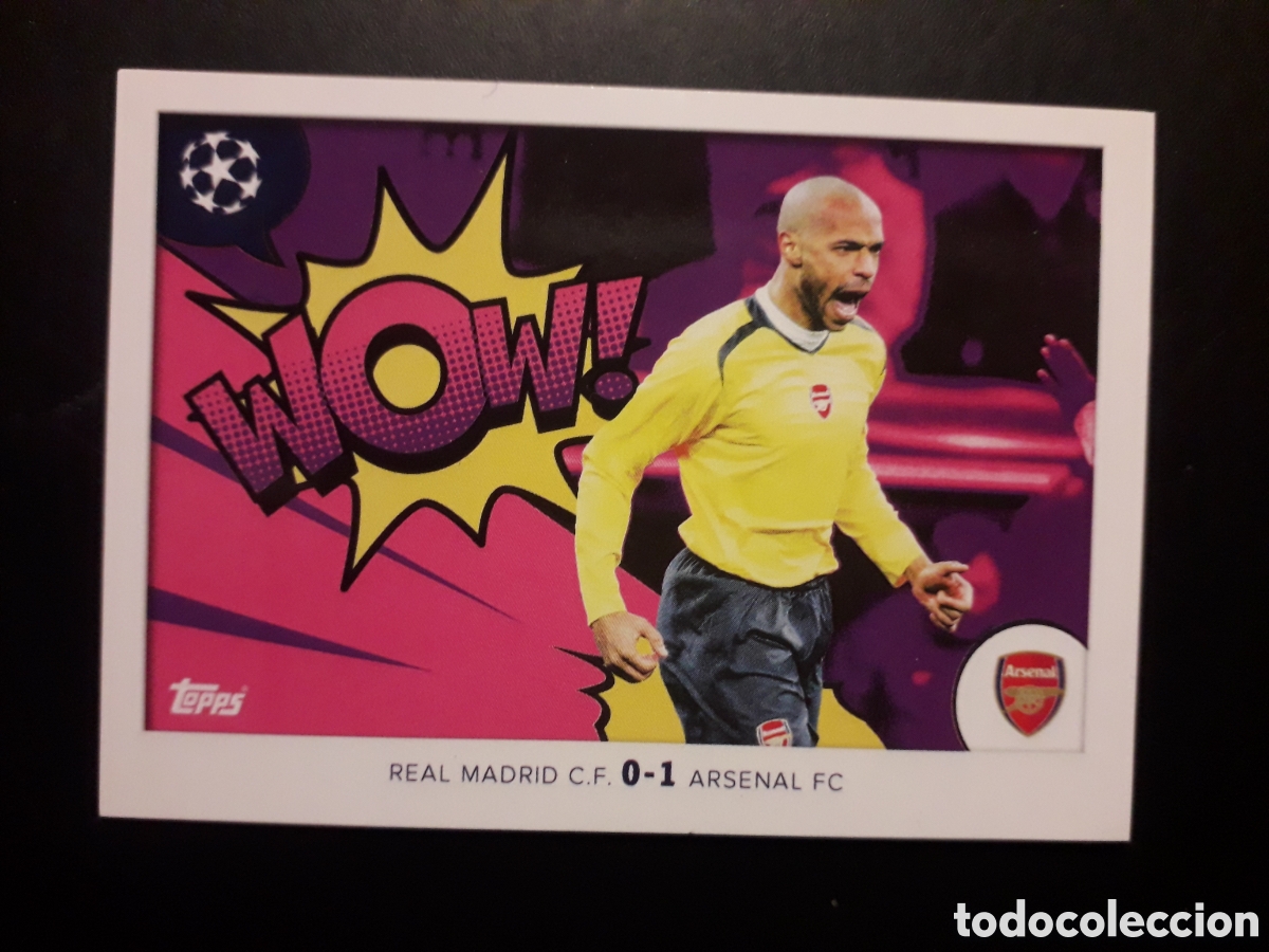 Cartes &agrave; collectionner de Football: THYERRY HENRY ARSENAL N&deg; 396 UEFA CHAMPIONS LEAGUE SEASON TOPPS 24 25 2024 2025 PEDIDO M&Iacute;NIMO 3&euro;