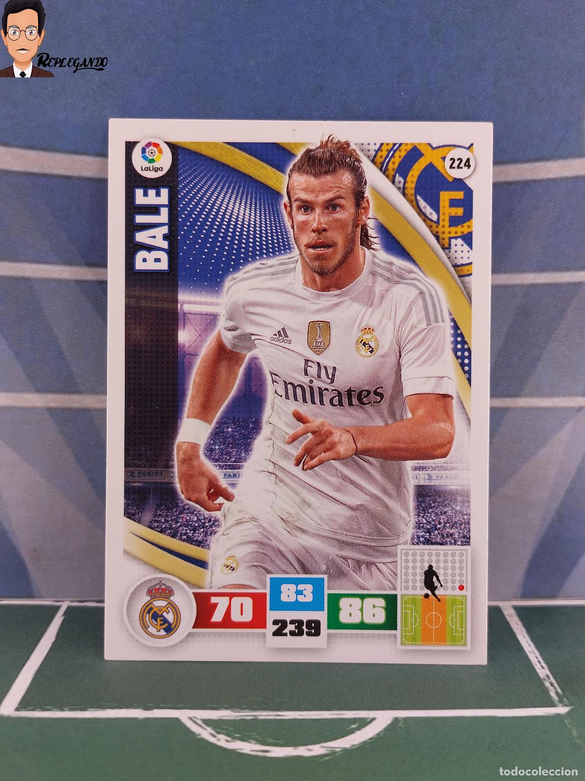 Cromos de Futebol: BALE N&ordm; 224 (REAL MADRID) ADRENALYN XL 2015 2016 PANINI 15 16 TARJETA TARJETA LIGA FICHA CARD F&Uacute;TBOL