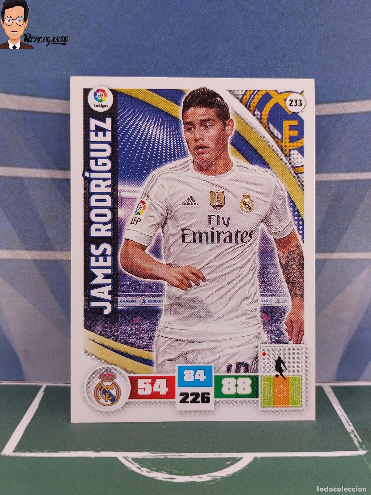 Figurine di Calcio: JAMES RODR&Iacute;GUEZ N&ordm; 233 (REAL MADRID) ADRENALYN XL 2015 2016 PANINI 15 16 LFP CROMO FICHA CARD F&Uacute;TBOL