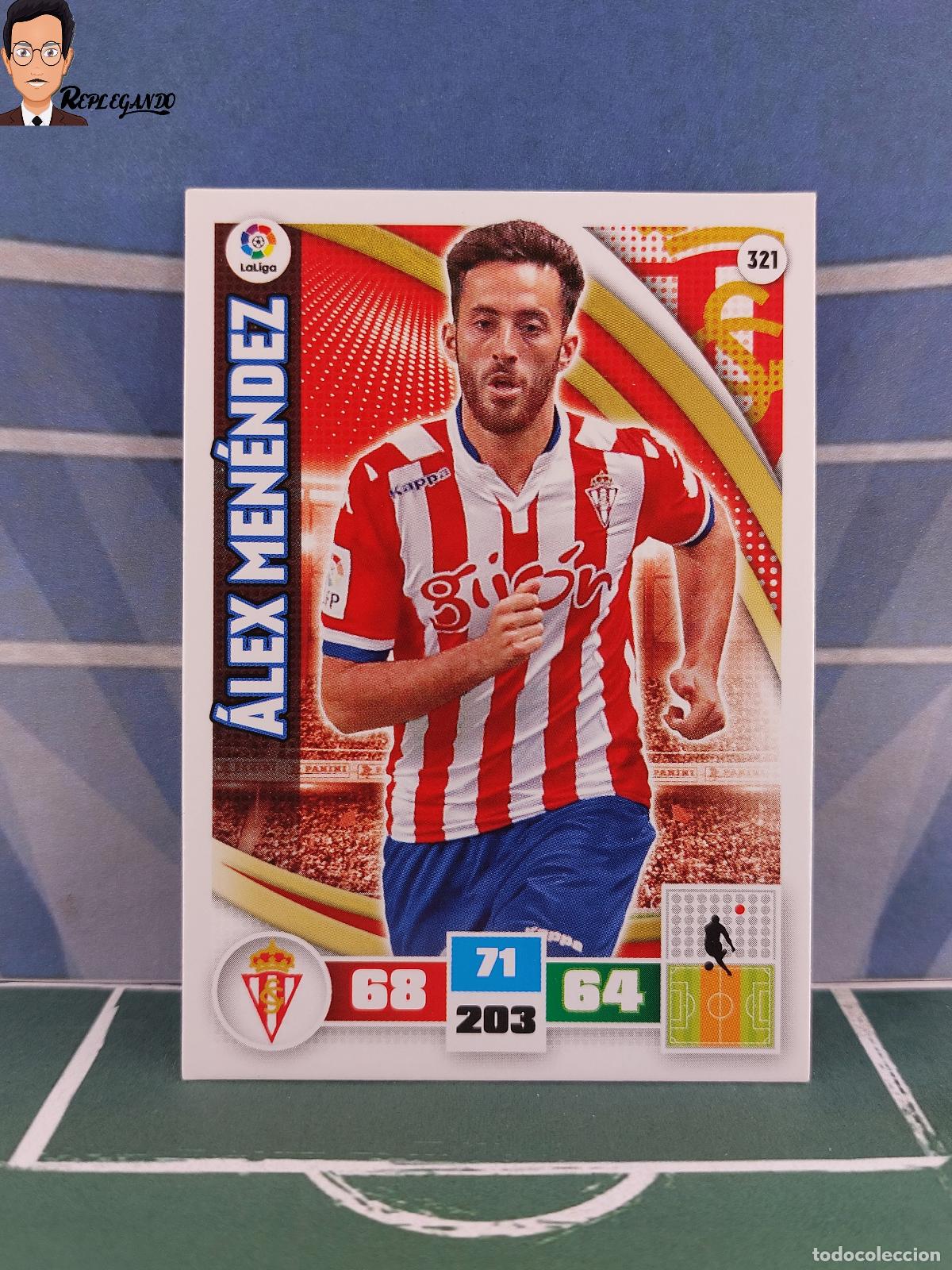 Cromos de F&uacute;tbol: &Aacute;LEX MEN&Eacute;NDEZ N&ordm; 321 (SPORTING GIJ&Oacute;N) ADRENALYN XL 2015 2016 PANINI 15 16 CROMO FICHA TARJETA F&Uacute;TBOL