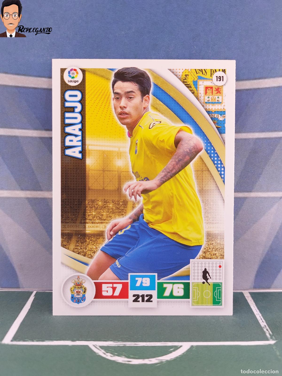 Fu&szlig;ball-Sticker: ARAUJO N&ordm; 191 (UD LAS PALMAS) ADRENALYN XL 2015 2016 PANINI 15 16 LFP TARJETA LIGA FICHA CARD F&Uacute;TBOL