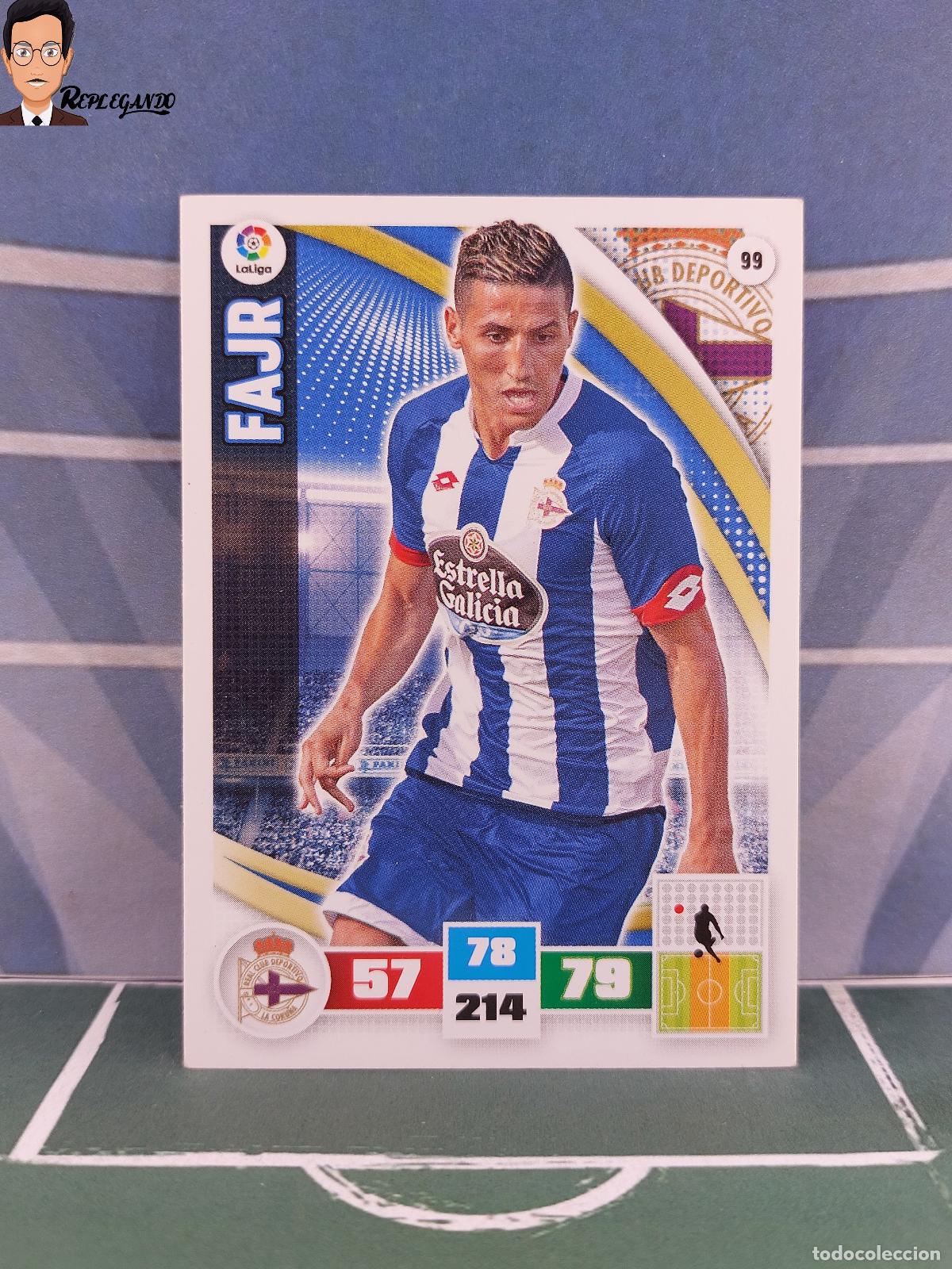 Figurine di Calcio: FAJR N&ordm; 99 (DEPORTIVO CORU&Ntilde;A) ADRENALYN XL 2015 2016 PANINI 15 16 LFP TARJETA LIGA FICHA CARD F&Uacute;TBOL