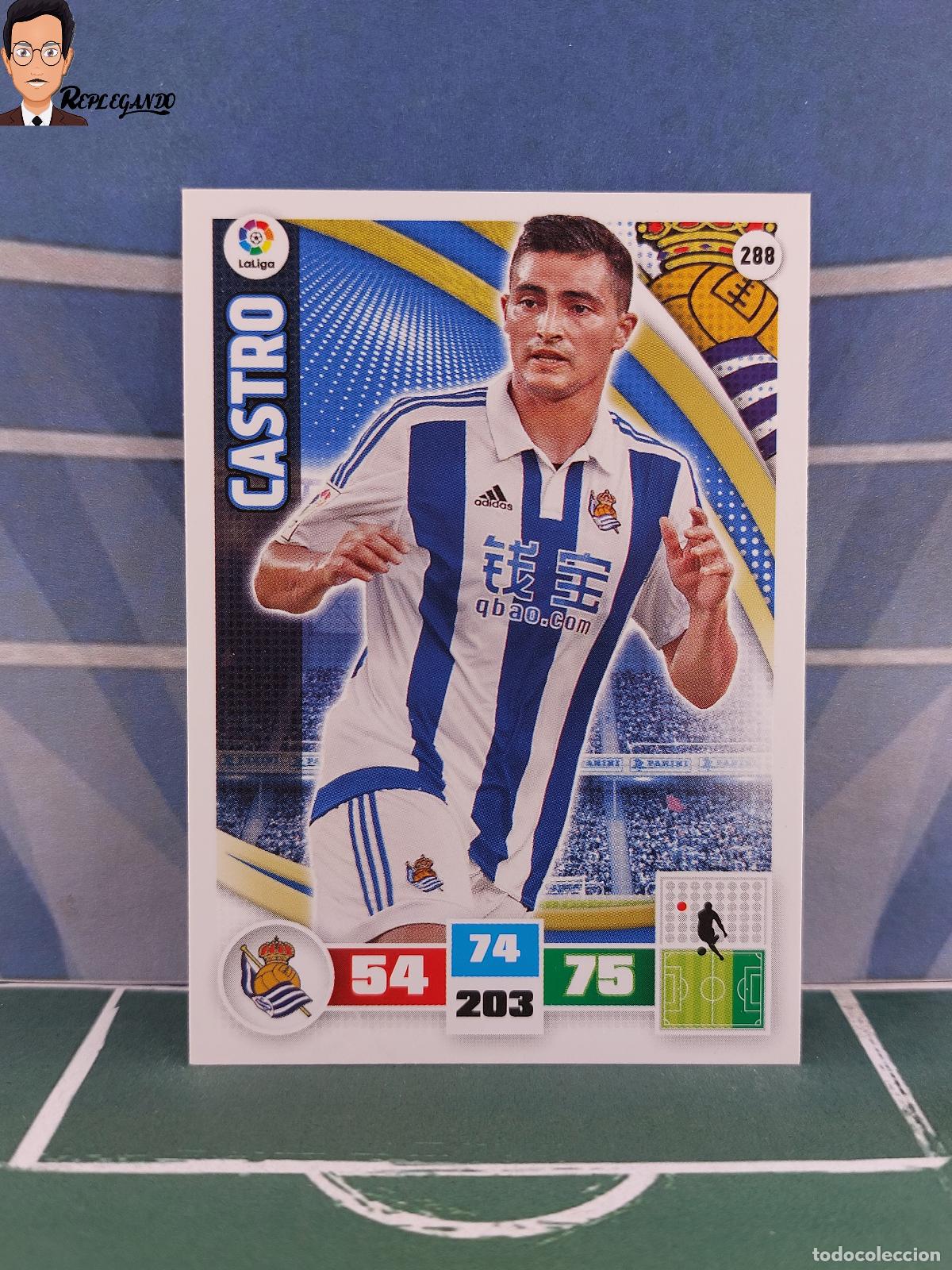 Fu&szlig;ball-Sticker: CASTRO N&ordm; 288 (REAL SOCIEDAD) ADRENALYN XL 2015 2016 PANINI 15 16 LFP TARJETA LIGA FICHA CARD F&Uacute;TBOL