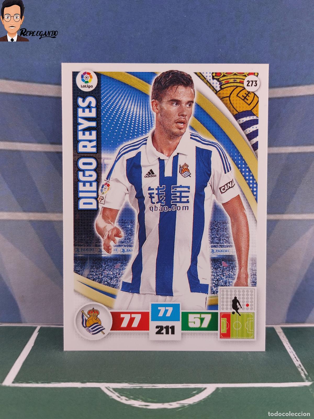 Cromos de Futebol: DIEGO REYES N&ordm; 273 (REAL SOCIEDAD) ADRENALYN XL 2015 2016 PANINI 15 16 TARJETA LIGA CROMO CARD FICHA