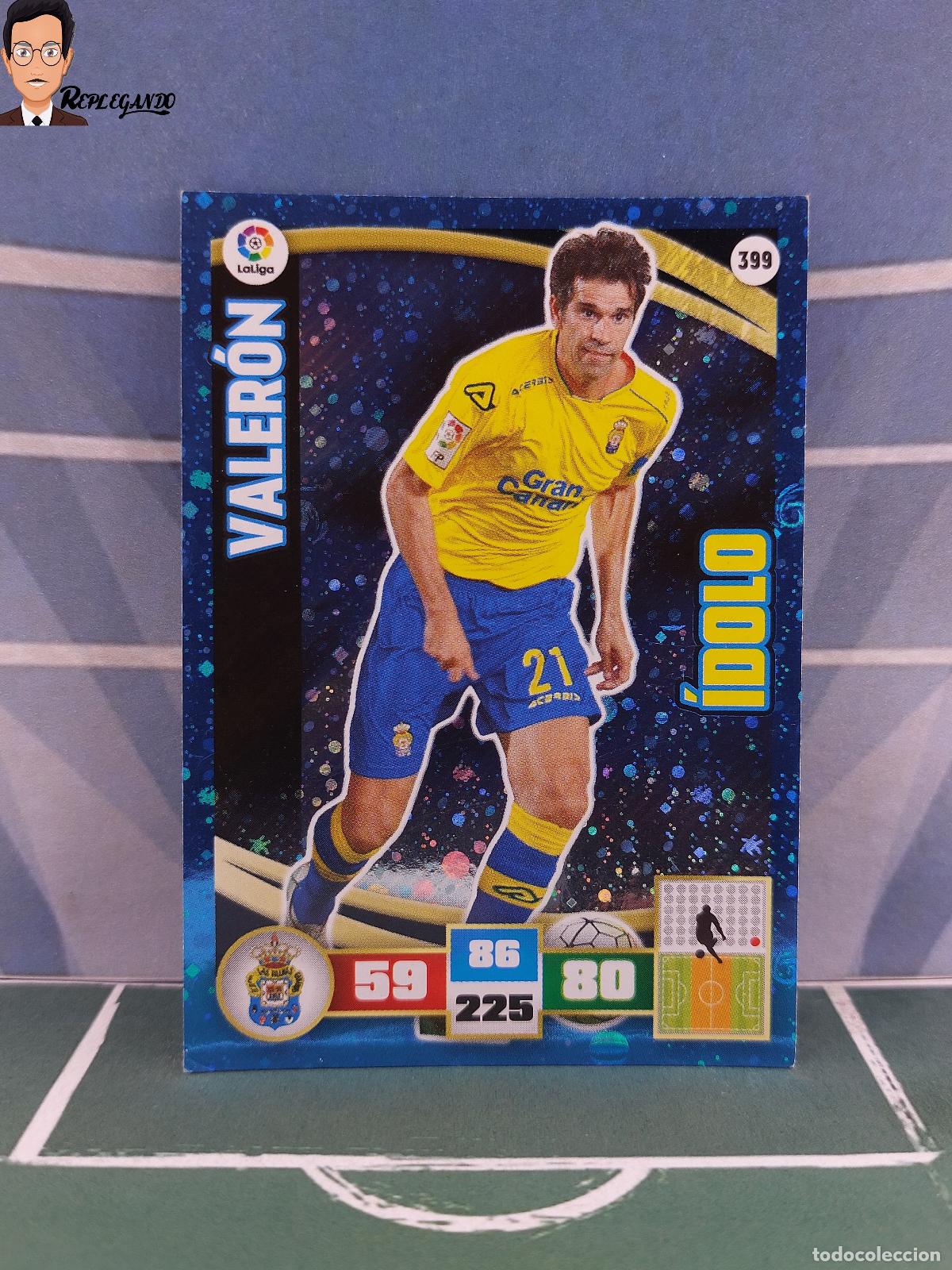 Figurine di Calcio: VALER&Oacute;N N&ordm; 399 / &Iacute;DOLO (LAS PALMAS) ADRENALYN XL 2015 2016 PANINI 15 16 CROMO LIGA FICHA CARD F&Uacute;TBOL