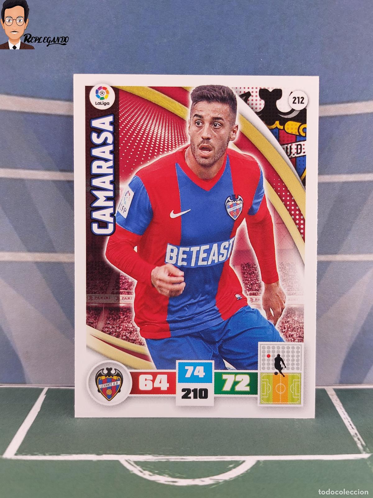 Fu&szlig;ball-Sticker: CAMARASA N&ordm; 212 (LEVANTE U.D.) ADRENALYN XL 2015 2016 PANINI 15 16 LFP TARJETA LIGA CROMO CARD FICHA