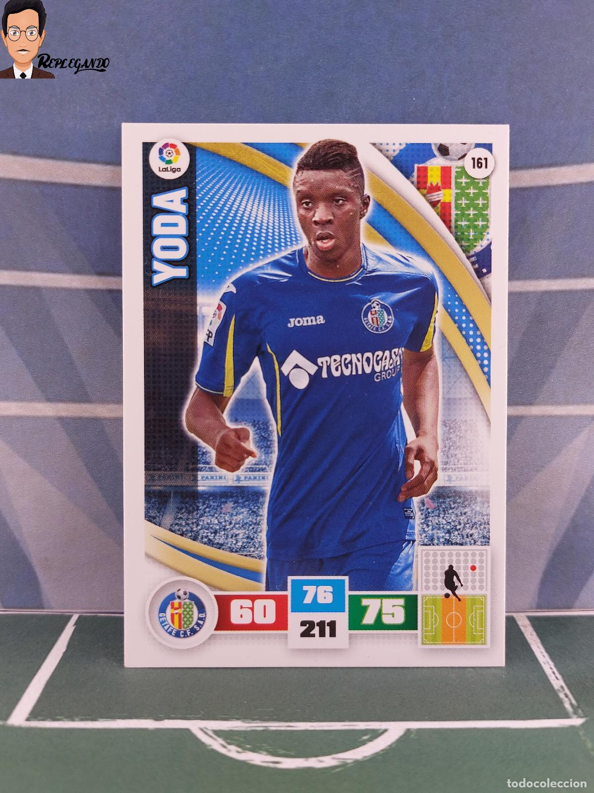 Cromos de F&uacute;tbol: YODA N&ordm; 161 (GETAFE C.F.) ADRENALYN XL 2015 2016 PANINI 15 16 TARJETA TARJETA LIGA FICHA CARD F&Uacute;TBOL