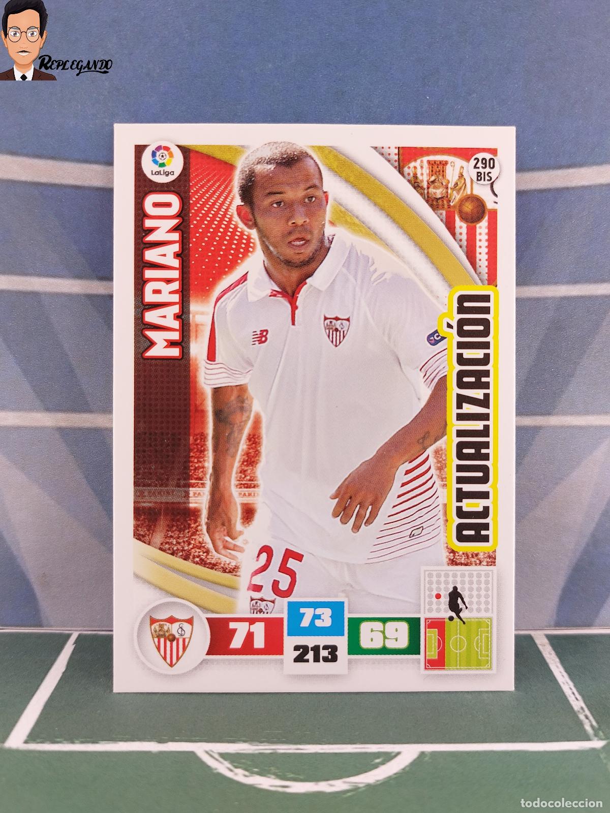 Cromos de Futebol: MARIANO N&ordm; 290 BIS / ACTUALIZACI&Oacute;N (SEVILLA F.C.) ADRENALYN XL 2015 2016 PANINI 15 16 TARJETA F&Uacute;TBOL