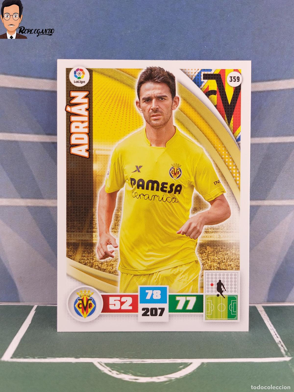 Football Stickers: ADRI&Aacute;N N&ordm; 359 (VILLARREAL) ADRENALYN XL 2015 2016 PANINI 15 16 FICHA CARD CROMO FICHA TARJETA F&Uacute;TBOL