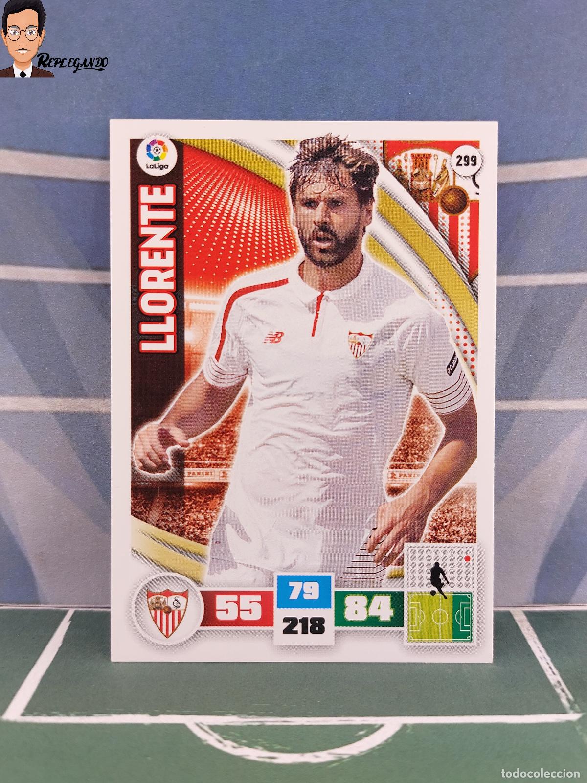 Football Stickers: LLORENTE N&ordm; 299 (SEVILLA F.C.) ADRENALYN XL 2015 2016 PANINI 15 16 LFP TARJETA LIGA CROMO CARD FICHA
