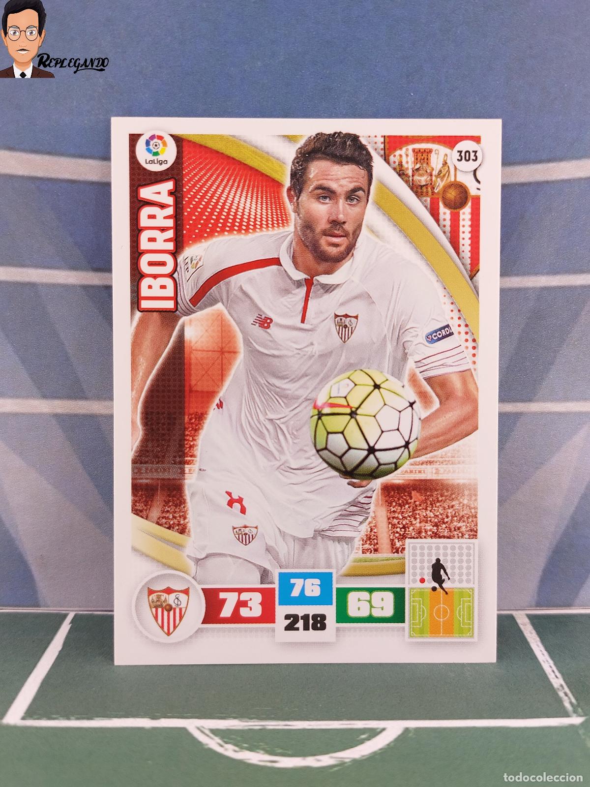Cromos de F&uacute;tbol: IBORRA N&ordm; 303 (SEVILLA F.C.) ADRENALYN XL 2015 2016 PANINI 15 16 TARJETA LFP CROMO FICHA CARD F&Uacute;TBOL