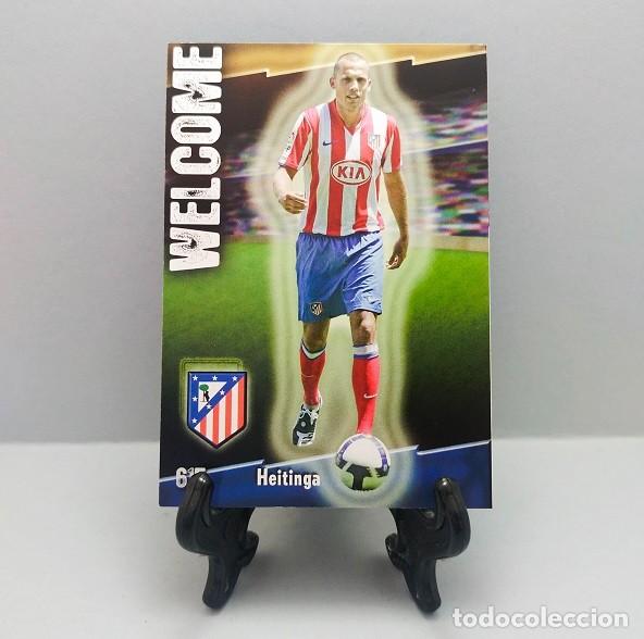 Fu&szlig;ball-Sticker: N&ordm; 615 HEITINGA ATL&Eacute;TICO MADRID CROMO FICHA LAS FICHAS DE LA LIGA MUNDICROMO 2008 2009 08 09 WELCOME