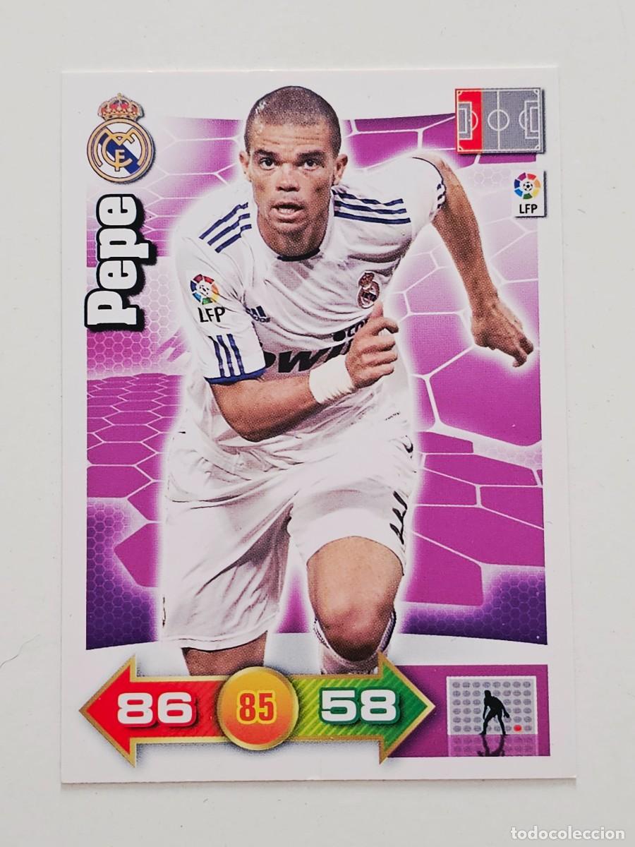 Cromos de f&uacute;tbol: 166 Pepe, Real Madrid, Panini Adrenalyn XL 2010 2011 10 11