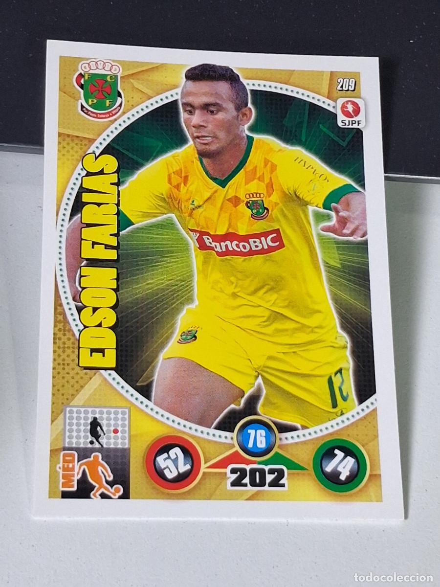 Cromos de f&uacute;tbol: 209 EDSON FARIAS PA&Ccedil;OS DE FERREIRA FUTBOL PANINI LIGA PORTUGAL 14-15 FUTEBOL ADRENALYN 2014-2015