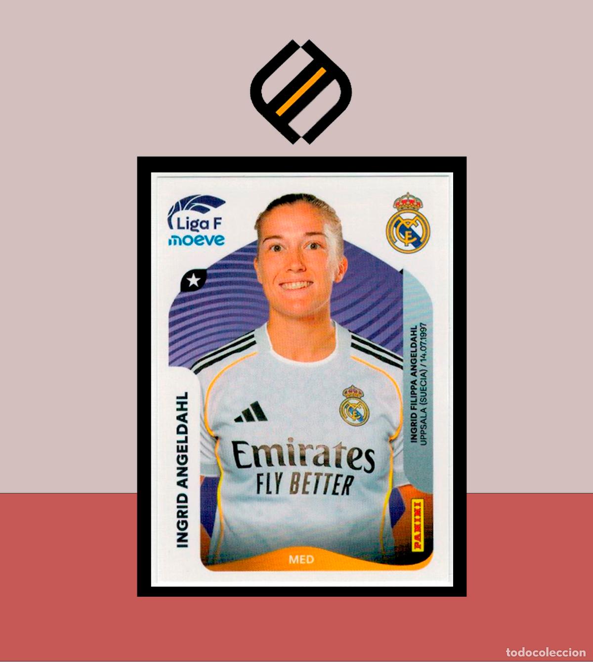 Fu&szlig;ball-Sticker: LIGA F MOEVE FEMENINA ESTE 2025 2026 25 26 PANINI 273 INGRID ANGELDAHL REAL MADRID COLECCI&Oacute;N