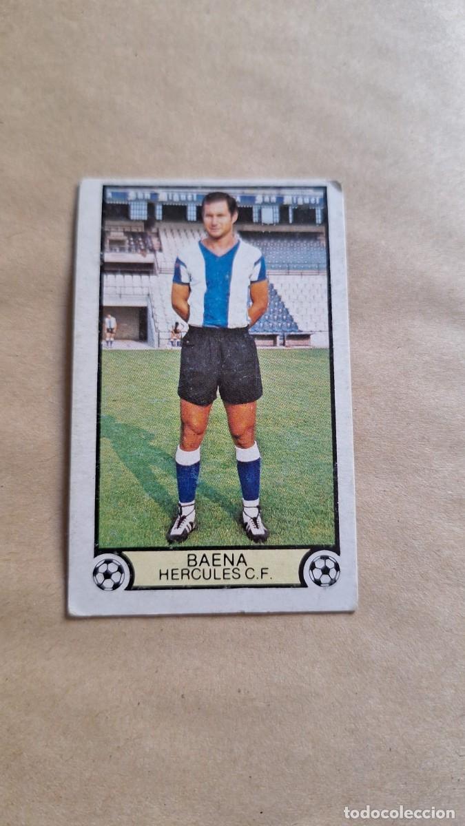 Figurine di Calcio: CROMO DE F&Uacute;TBOL LIGA ESTE BAENA HERCULES SIN PEGAR NUNCA PEGADO 79 80 1979 1980