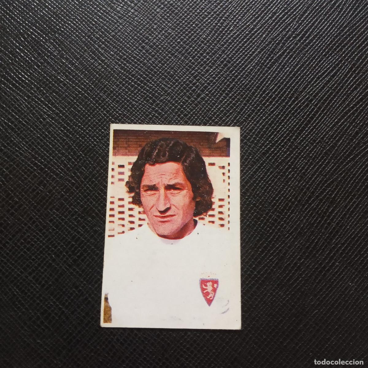 Cromos de F&uacute;tbol: 214 J GONZALEZ ZARAGOZA RUIZ ROMERO 1976 1977 CROMO FUTBOL 76 77 - DESPEGADO - A102 PG433