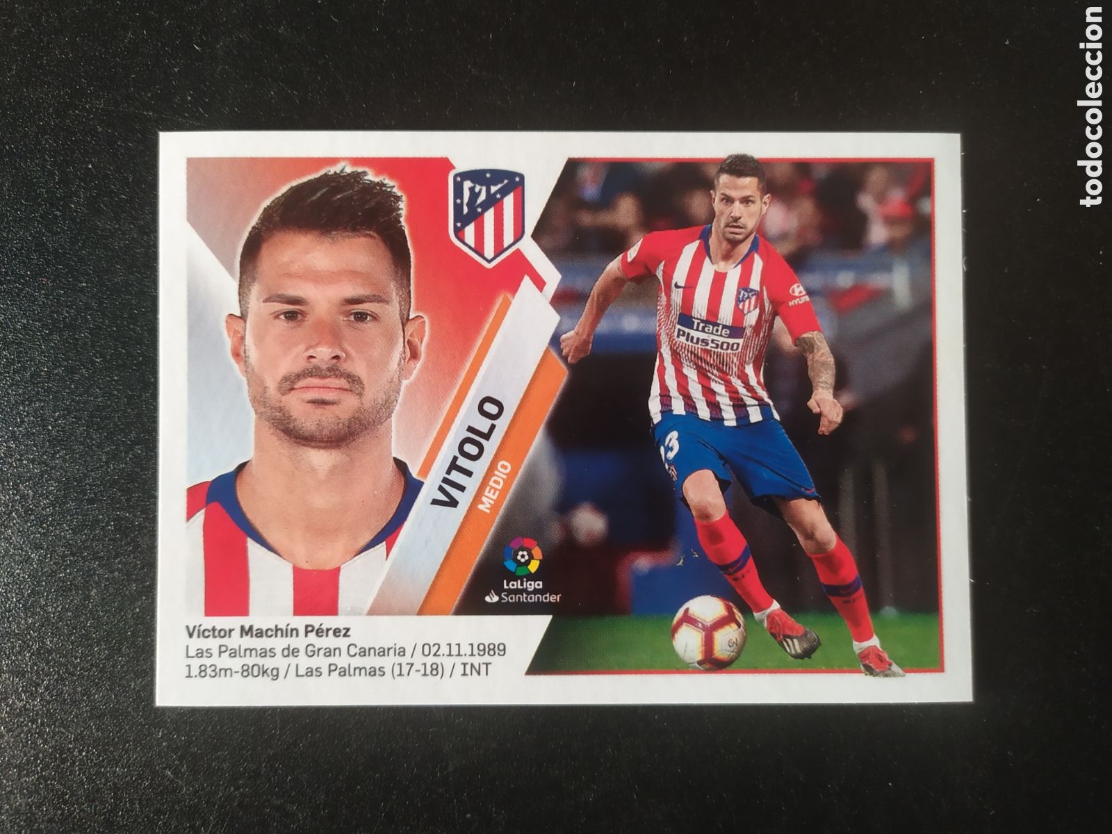 Cromos de F&uacute;tbol: Liga este 2019 2020 19 20 panini Vitolo n&deg; 12B 12 B Atl&eacute;tico Madrid